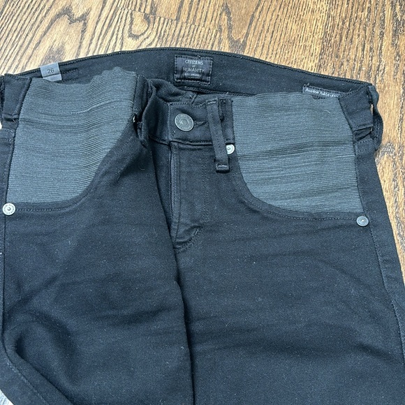 Citizen Black Skinny Maternity Avedon Ankle Jeans - Size 26 - Picture 2 of 5